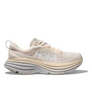 Hoka Bondi 8 in Oat Milk/Barley Athletic Shoes